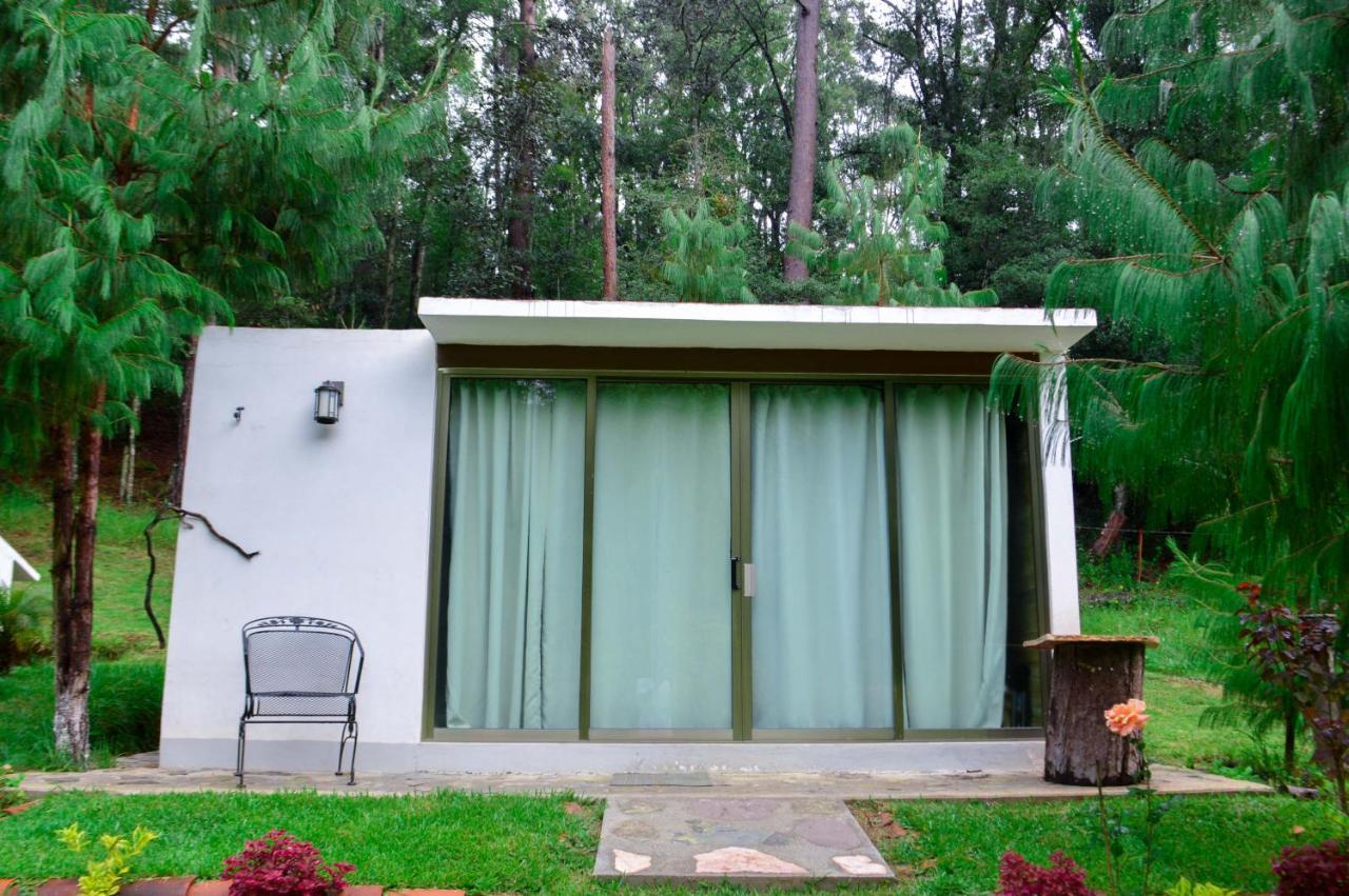 Romanticas Cabanas En Bosque Acaxochitlan Ngoại thất bức ảnh